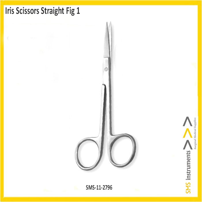 Iris Scissors Straight Dental Instruments Nazmed SMS Malaysia